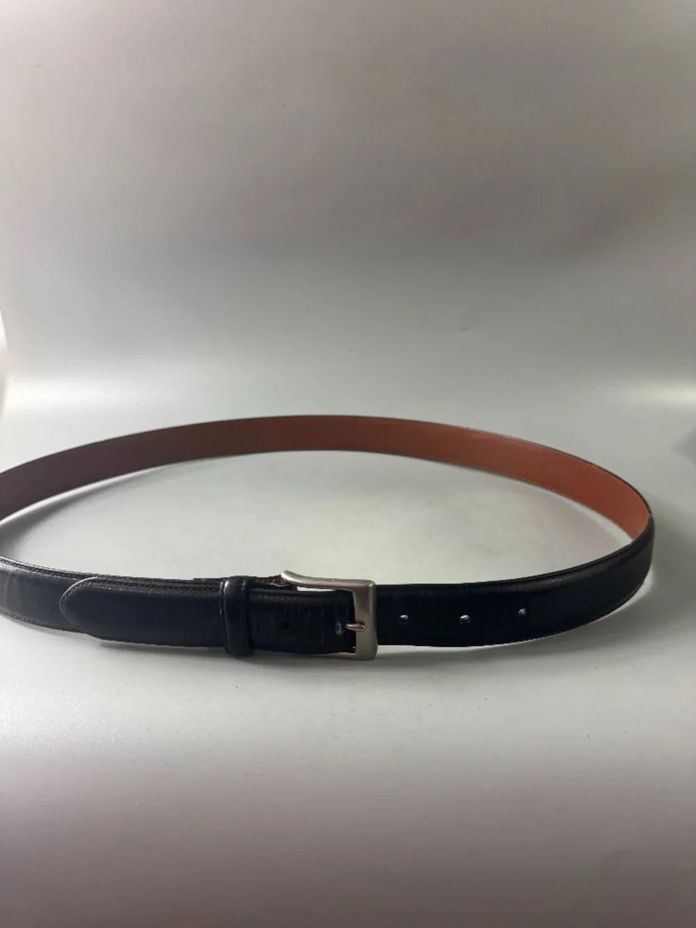 Coach 5953 Black Leather Men's Belt, Size 40'' / 100 CM